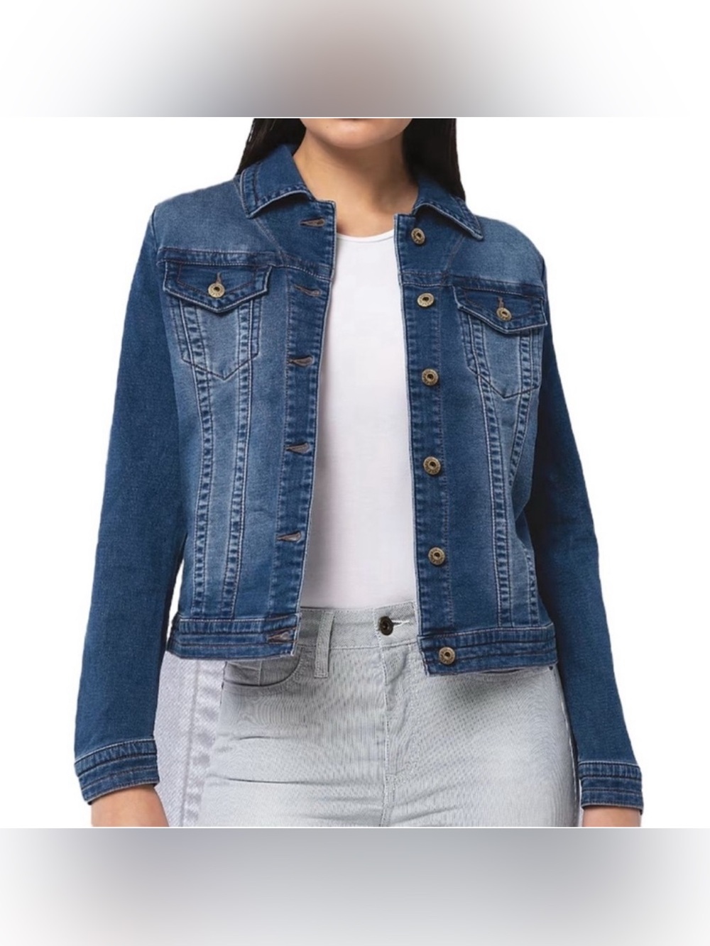 ✨ NWOT Parasuco Stretch Denim Jacket ✨